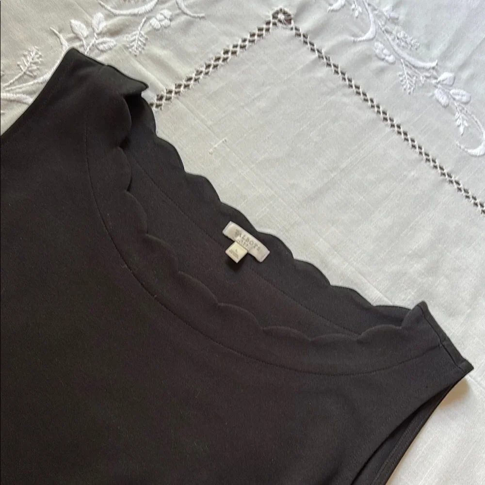 Elegant Black Sleeveless Dress by Talbots - Picture 3 of 9